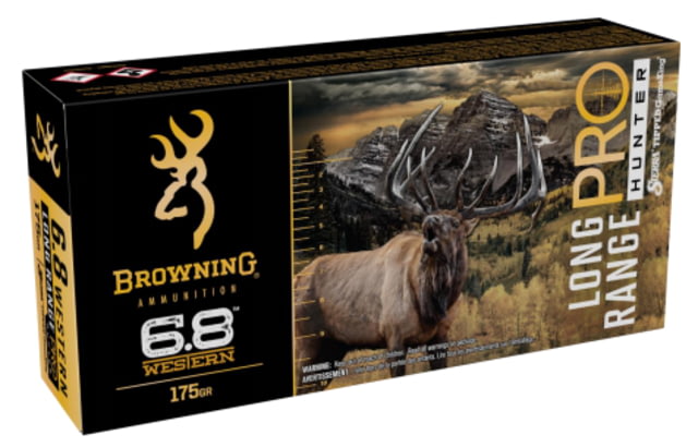 wning Game King 6.8 Western 175 Gr. Centerfire Rifle 20 Rounds Ammo