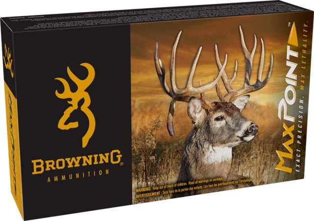 Browning MAXPOINT 300 WIN Mag 180 Grain Maxpoint Brass Rifle Ammo 20 Rounds