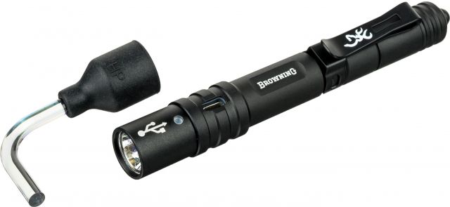 Browning Microblast USB Rechargeable Pen Flashlight - Browning