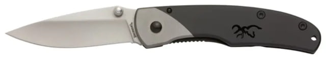 Browning Mountain Ti 2 Medium Folding Knife 2.75in 7Cr17Mov Drop Point Machined 420JI Stainless Steel Handle N - Browning