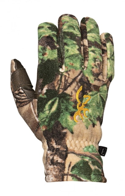 Browning Muted Fleece Gloves RTAPS Camo Medium - Browning
