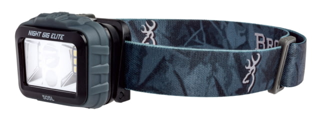 Browning Night Gig Elite LED Headlamp AAA Green/White 505 Lumen Black - Browning