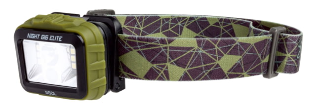 Browning Night Gig Elite LED Headlamp Rechargable Lithium Ion Green/White 560 Lumen Green