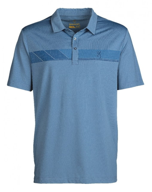 Browning Performance Polo Blue Medium