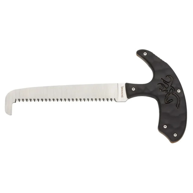 Browning Primal Bone Saw 5.25in 8Cr13MoV Polymer/Rubber Handle Black - Browning