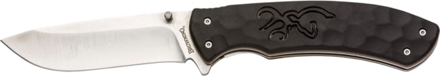 Browning Primal Large Folding Knife 3.75in 8Cr13MoV Drop Point Polymer/Rubber Handle N - Browning