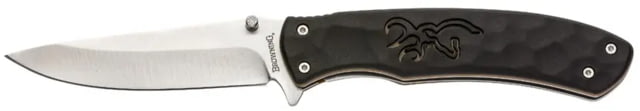 Browning Primal Medium Folding Knife 3.5in 8Cr13MoV Drop Point Polymer/Rubber Handle N - Browning