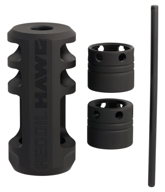 EDEMO Browning Bg Recoil Hawg Muzzle Brake .30 or smaller 5/8x24 or 1/2x28 W/2 Collars & Tool Matte Black EDEMO6 - Browning