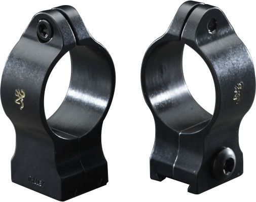 Browning Scope Rings - 1in High Pair - High Lustre - Browning