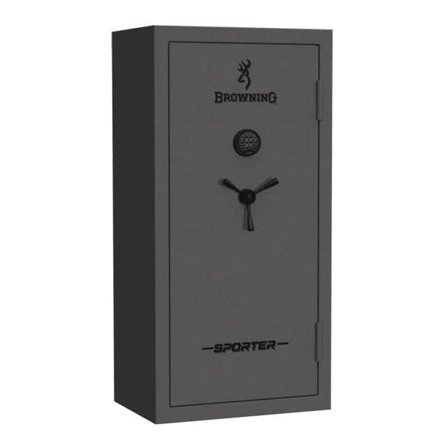 Browning Safes Sporter SP33 Gun Safe Electronical Lock Hammer Gloss Gray 33