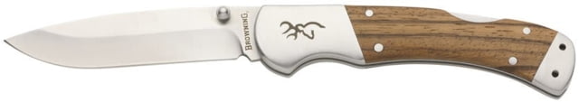 Browning Sage Creek Large Folder Folding Knives 3.5in 9Cr14MoV Stainless Steel Wood - Browning