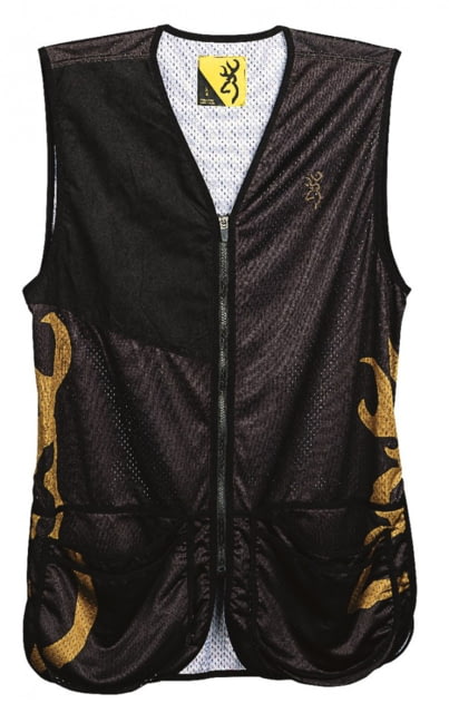 Browning Team Vest Black/Gold Medium - Browning