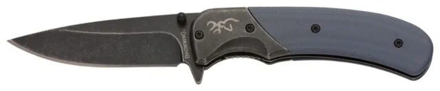 Browning The Range Folding Knife 2.75in 7Cr17Mov Drop Point Alloy Handle N