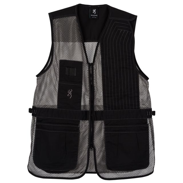 Browning Trapper Creek Vest - Women's Black/Gray Large