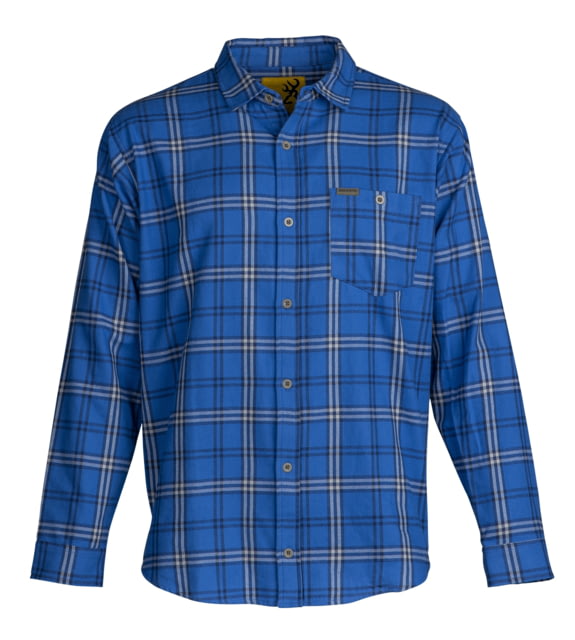Browning Upland Flannel Shirt - Men's Blue 2XL