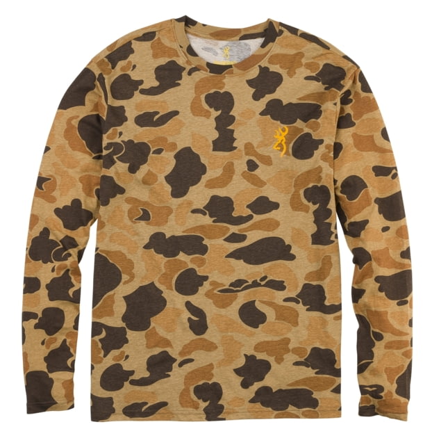 Browning Browning Wasatch Long Sleeve T-Shirt - Mens Vintage Tan Large - $33.19 at Optics Planet