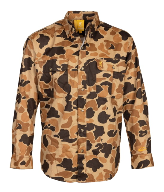 Browning Wasatch Shirt - Mens Vintage Tan 2XL
