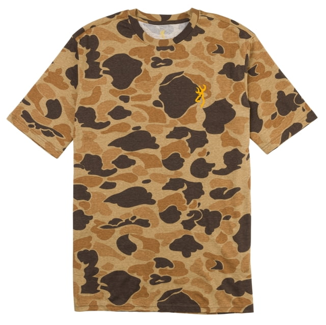 Browning Wasatch Short Sleeve T-Shirt - Mens Vintage Tan Large