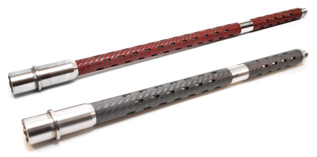 BSF Barrels AR Carbon Fiber Barrel, DPMS, 6.5 Creedmoor, 18 in, Rifle Length, 1-8 Twist, Fluted, 5/8x24 Thread, .875 OD, Gray, FR1018C002 by USA Bsf Barrels Rifle Barrels