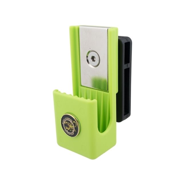 Black Scorpion Outdoor Gear Double Stack Competition Magnetic Magazine Pouch fits STI 2011 Magazines Green Standard - Black Scorpion Outdoor Gear