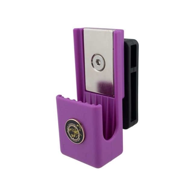 Black Scorpion Outdoor Gear Double Stack Competition Magnetic Magazine Pouch fits STI 2011 Magazines Purple Standard - Black Scorpion Outdoor Gear