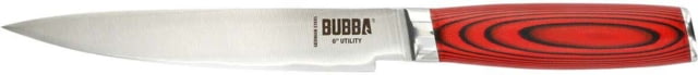 Bubba Blade Chef Series Utility Kitchen Knife 6in Stainless Steel G10 Handle - Bubba Blade
