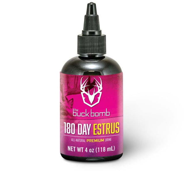 Buck Bomb 180 Day Estrus Liquid w/Wicks 4oz - Buck Bomb