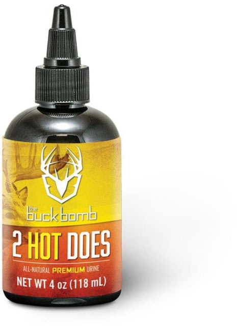 Buck Bomb 2 Hot Does Liquid w/Wicks 4oz - Buck Bomb