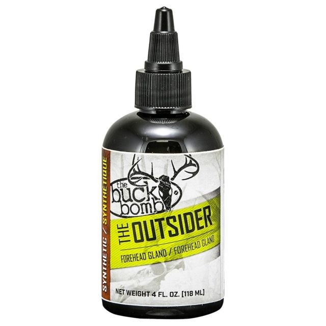 Buck Bomb Synthetic Forehead Gland Liquid w/Wicks Yellow 4oz - Buck Bomb