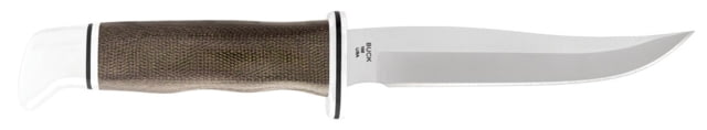 Buck Knives 105 Pathfinder Pro Knife 5in S35VN Stainless Steel Straight Micarta Satin - Buck Knives