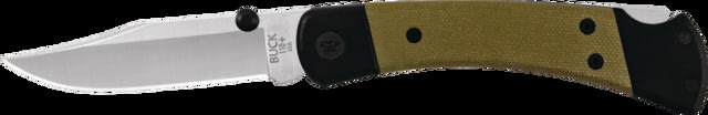 Buck Knives 110 Hunter Sport Knife 3.75in S30V Stainless Steel Micarta Satin