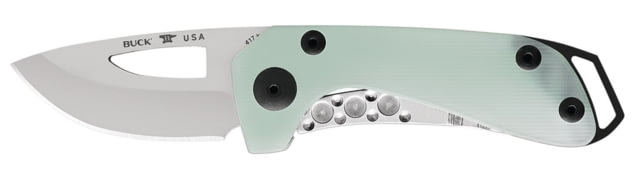Buck Knives 417 Budgie Knife 2in S35VN Stainless Steel Straight G10 Satin Green - Buck Knives