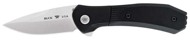 Buck Knives 590 Paradigm Knife 3in S35VN Stainless Steel Straight G10 Satin Black - Buck Knives