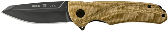 Buck Knives 843 Sprint Ops Folding Knife 3.125in S30V Straight Blade Green Canvas Micarta
