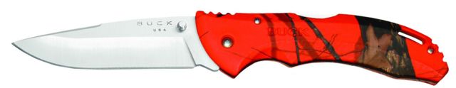 Buck Knives Bantam BHW Folding Knife Mossy Oak Orange Blaze Camo Handle 0286CMS9