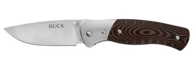 Buck Knives Folding Selkirk Knife 3 9/10in 420HC Stainless Steel Blade 0836BRS