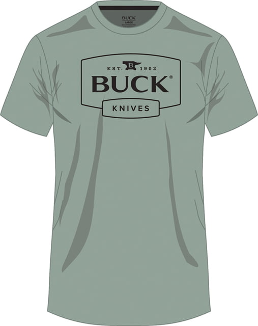 Buck Knives Logo T-Shirt Sage XL BU