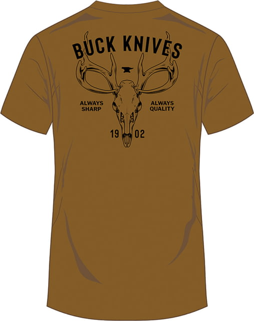 Buck Knives Skull T-Shirt Coyote XL BU14300