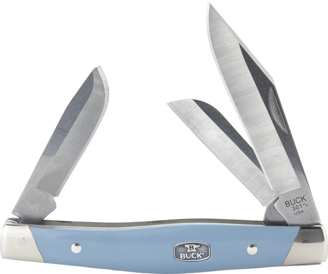 Buck Knives Stockman Blue Nickel Silver BU301BLS