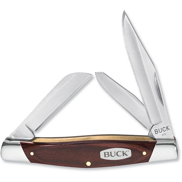 Buck Knives Stockman Folding Knife 301 Rosewood Dymondwood Handle