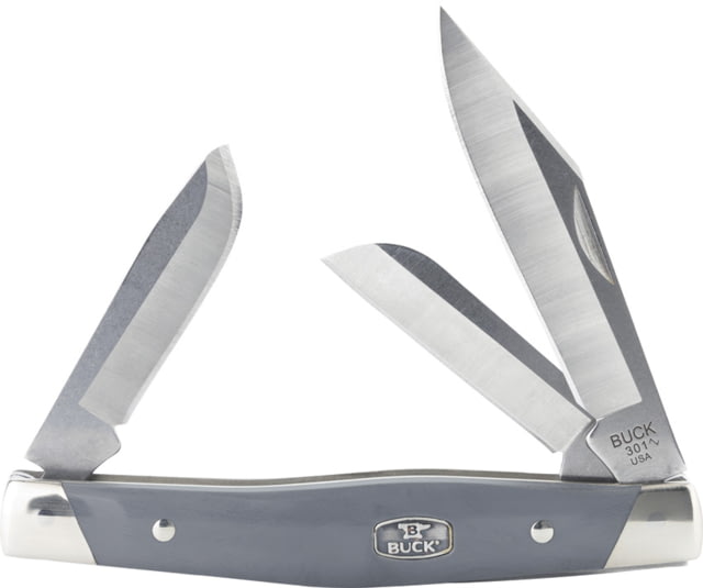 Buck Knives Stockman Gray Nickel Silver BU301GYS2