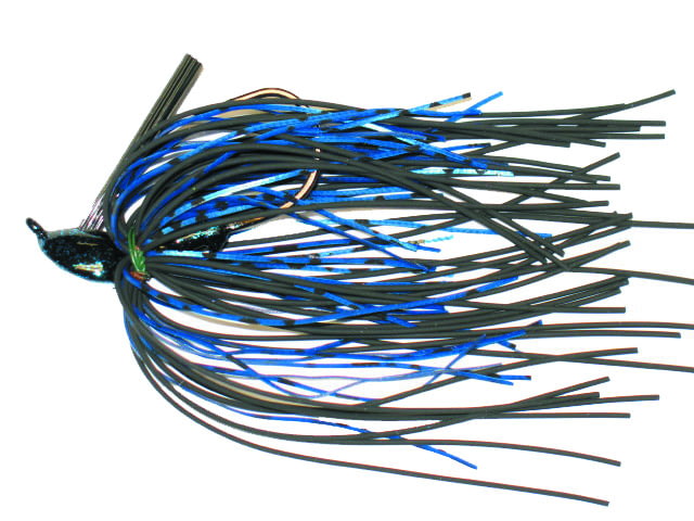 Buckeye Lures Mop Jig 3/8 Oz Black/Blue