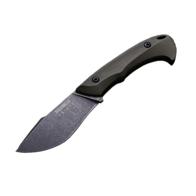 BucknBear Army Piranha Fixed Knife Black Blade NSN N - Bucknbear
