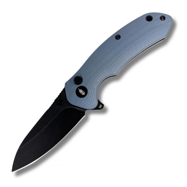 BucknBear Button Lock Raven Knife Gravity Grey - Bucknbear