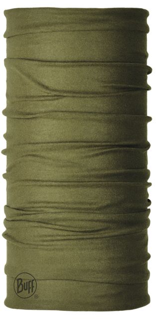 Buff Coolnet UV Neckwear Solid Military