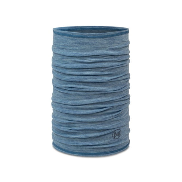 Buff Merino Lightweight Neckwear Solid Lake Blue