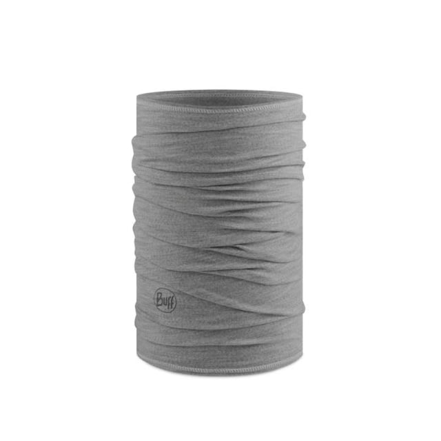 Buff Merino Lightweight Neckwear Solid Light Grey