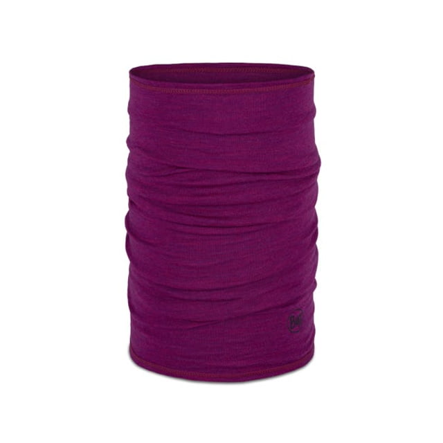 Buff Merino Lightweight Neckwear Solid Magenta