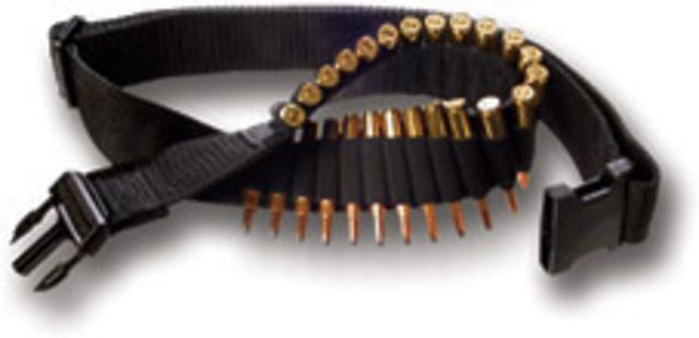 Bulldog Cases & Vaults Adjustable Rifle Ammo Belt Holds 24 Cartridges - Bulldog Cases & Vaults