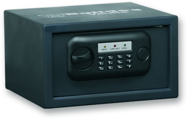 Bulldog Cases & Vaults 7x12x10 Standard Pistol Vault w/ Digital Lock- Black